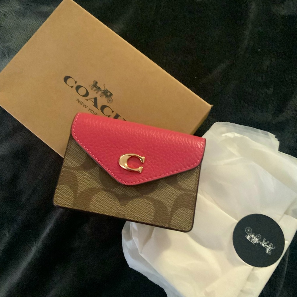 🌸Coach card holder 🌸